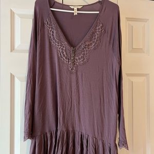 Matilda Jane Purple Lace Trim Blouse